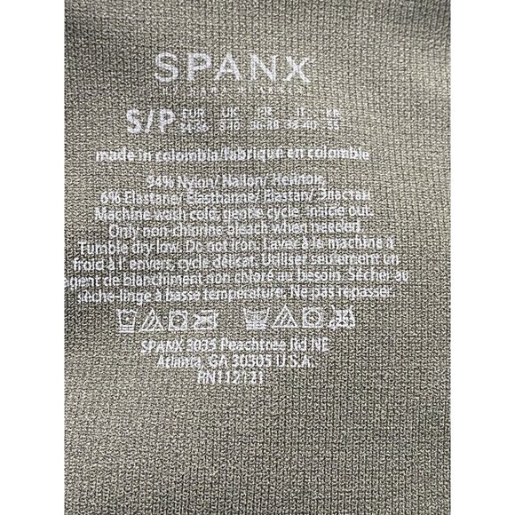 Spanx Womens‎ Look At Me Now Leggings Green Camo Size Small - Picture 4 of 7